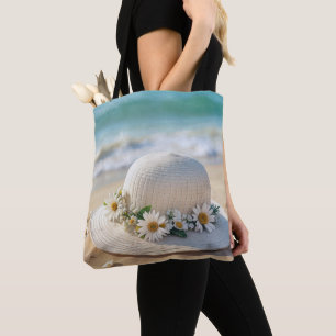 Tote Bag Casquette de plage d'été