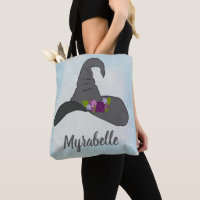 Casquette de sorcière avec fleurs Personnalisé