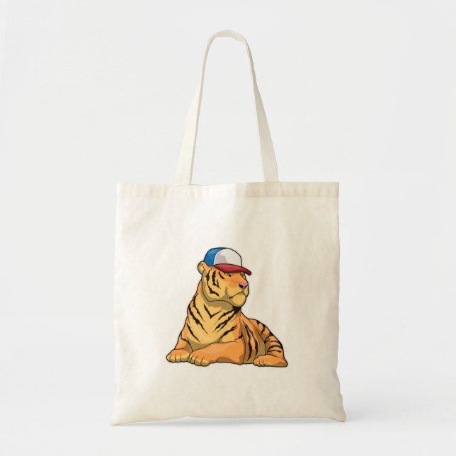 Tote Bag Casquette de tigre (Devant)