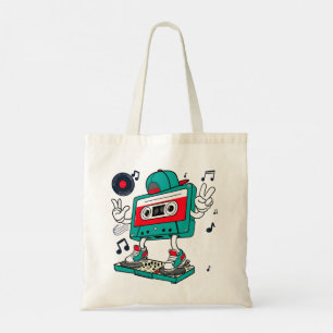 Tote Bag cassette DJ