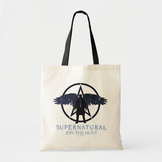 Tote Bag Castiel surnaturel Tombant étoiles Graphisme (Devant)