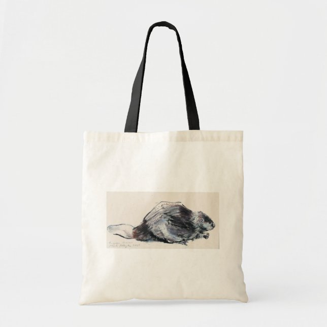 Tote Bag Castor européen (Devant)