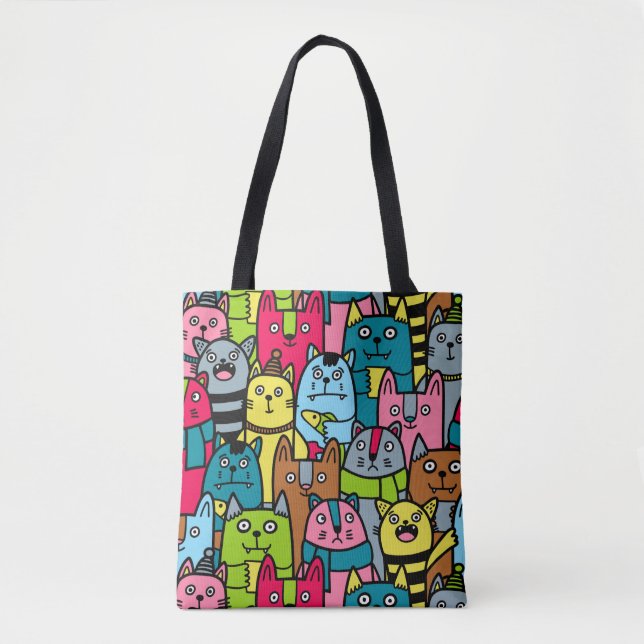 Tote Bag Cat et kitten (Devant)
