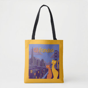 Tote Bag Cat Francisco