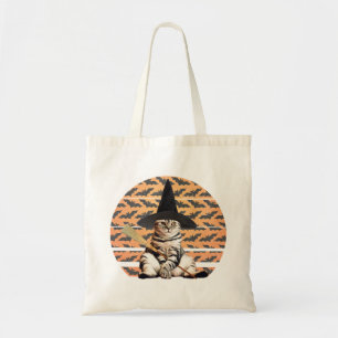 Tote Bag Cat Halloween