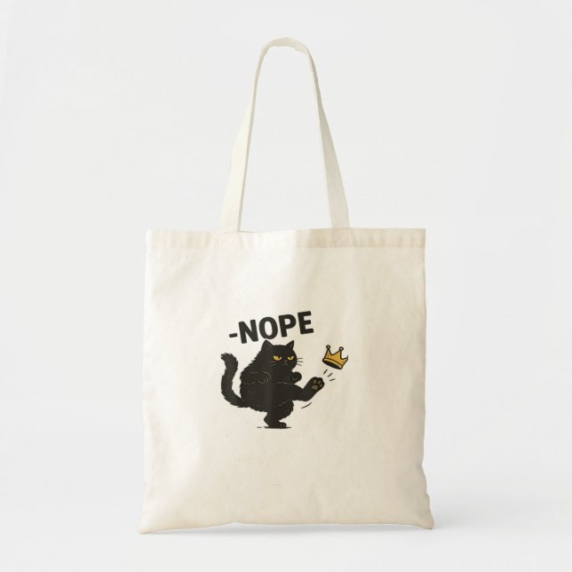 Tote Bag Cat No Kings In America  (Devant)
