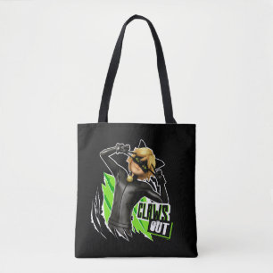Tote Bag Cat Noir   Graphisme de découpe