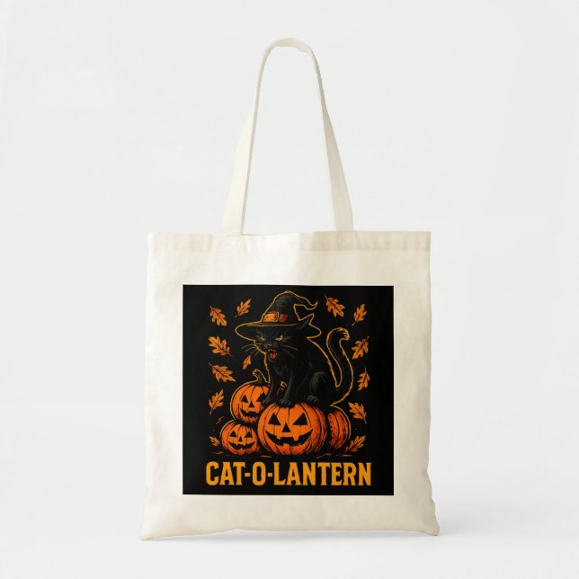 TOTE BAG CAT-O-LANTERN (Devant)