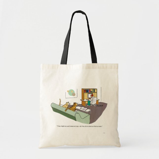Tote Bag Cat Talk (Devant)