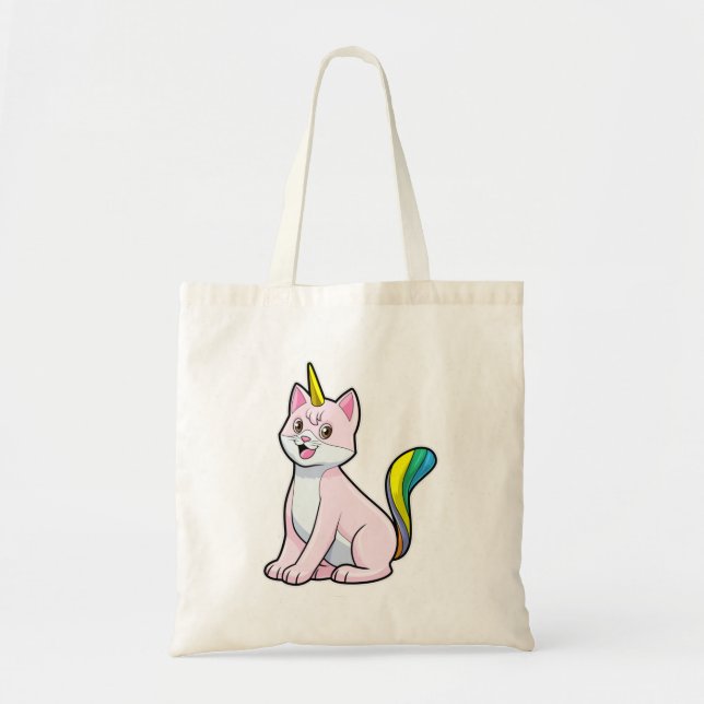 Tote Bag Cat Unicorn (Devant)