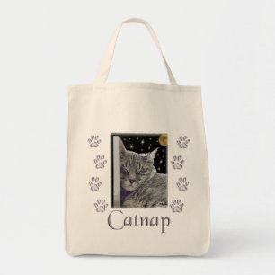 Tote Bag Catap Gris Tabby Chat pour Adulte