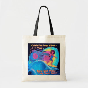 Tote Bag Catch the Good Vibes Surf & Music Festival Fourre-