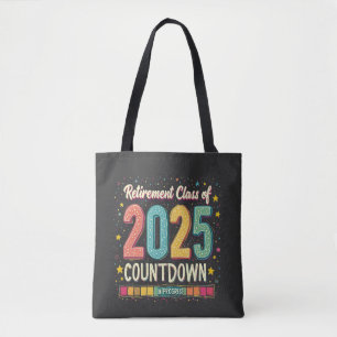 Tote Bag Catégorie de retraite de 2025 en cours de graduati