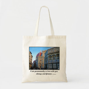 Tote Bag Cathédrale de Duomo de Florence avec la citation