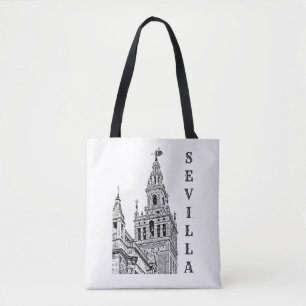 Tote Bag Cathédrale de la Giralda Sévilla. Andalousie, Es
