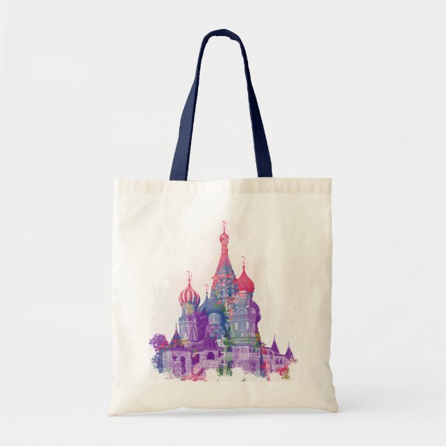 Tote Bag Cathédrale Saint Basile Moscou (Devant)