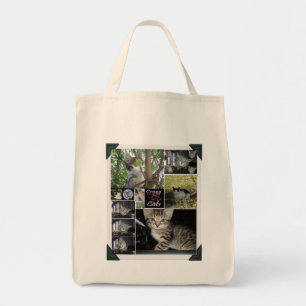 Tote Bag Cats Et Chatons Cadrés Photo Collage,