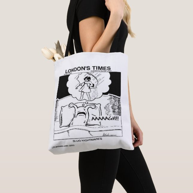 Tote Bag Cauchemar des limaces Classique LTCartoons Bande d (De près)