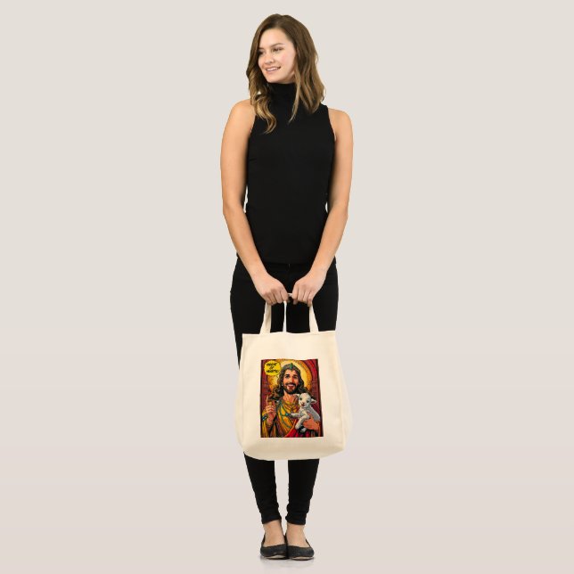 TOTE BAG CAVALIER DE COEUR (Devant (modèle))