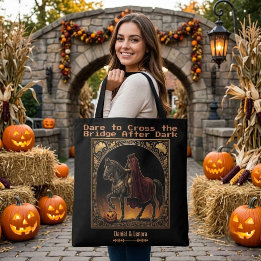 Tote Bag Cavalier sans tête Sleepy Hollow Osez traverser Or