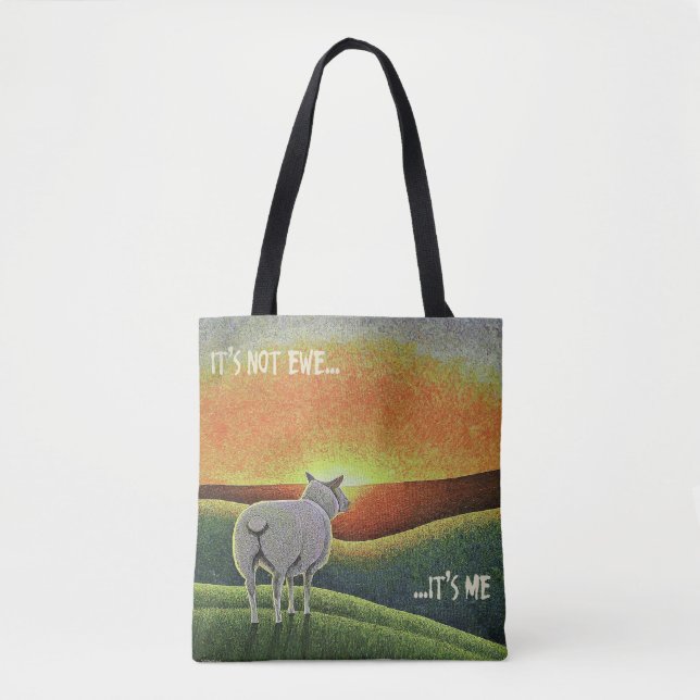 Tote Bag Ce n'est pas Ewe c'est moi (Devant)