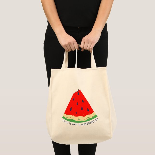 Tote Bag Ce n'est pas une pastèque (Devant (produit))