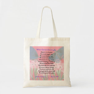 Tote Bag Ce que le cancer ne peut pas faire