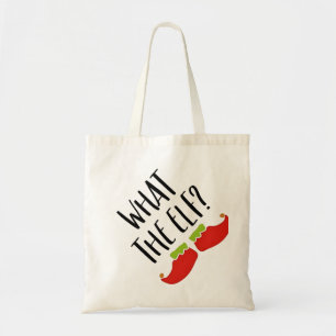 Tote Bag Ce que l'elfe drôle Noël Elfe Père Noël