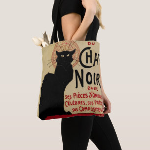 Tote Bag Ce Soir Conversation Noir Chat noir, Art Nouveau V
