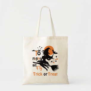 Tote Bag Ce soir, nous volons la sorcière d'Halloween sur u
