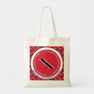 Tote Bag Célébration de TRINIDAD & TOBAGO Photo texte perso