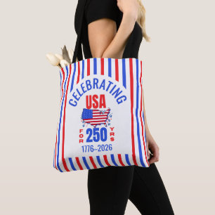 Tote Bag Célébration des 250 ans des États-Unis le 4 juille