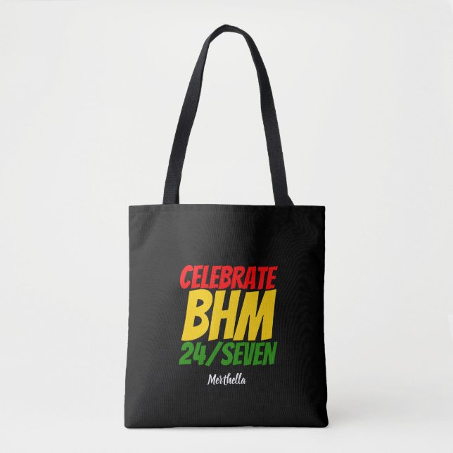Tote Bag CÉLÉBRATION personnalisée BHM 24/SEPT (Devant)