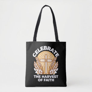 Tote Bag Célébrons la foi avec la récolte - Art Inspiration