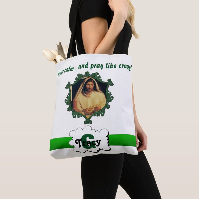 Tote Bag Cène Divine : Casser Le Pain Avec Jésus (De près)