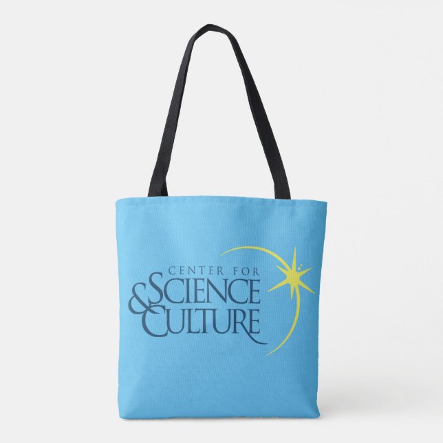 Tote Bag Centre pour la science et la culture Bleu (Dos)