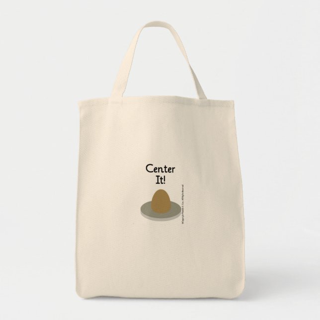 Tote Bag Centrez-le ! (Devant)