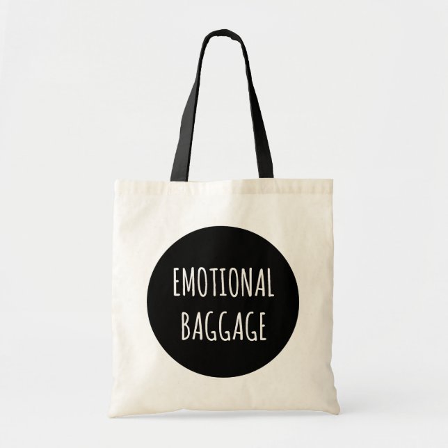 Tote Bag Cercle de bagages émotionnel Fourre-tout (Devant)