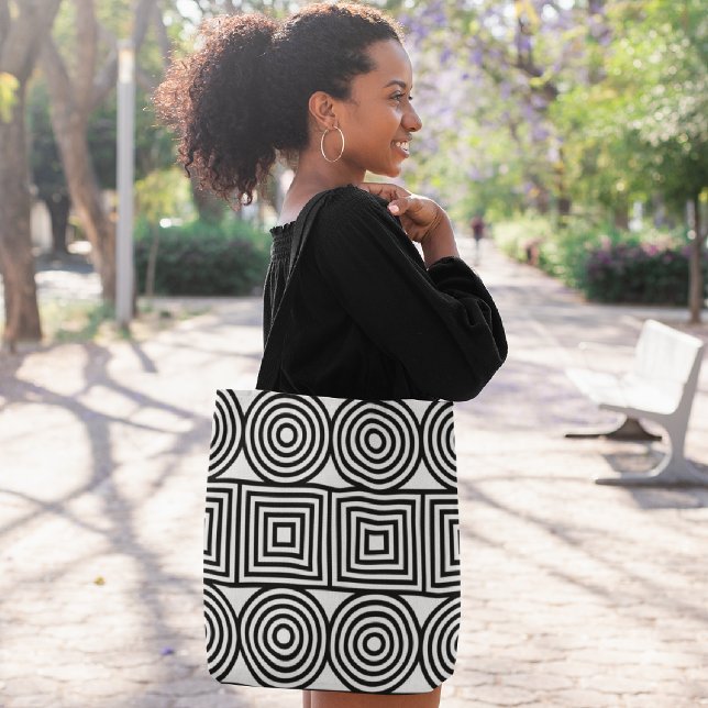 Tote Bag Cercles Abstraits (Créateur téléchargé)