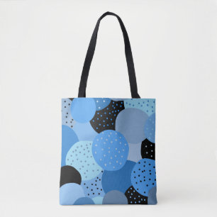 Tote Bag Cercles bleus Abstraits