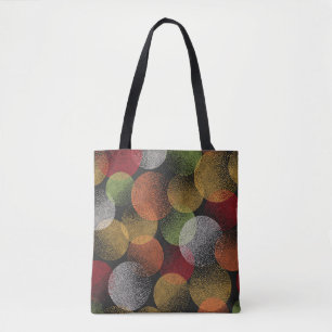 Tote Bag Cercles colorés sans couture motif. vintag Abstrai