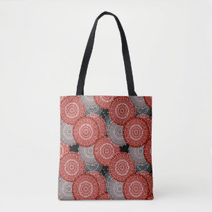 Tote Bag cercles géométriques modernes Abstraits formes ron