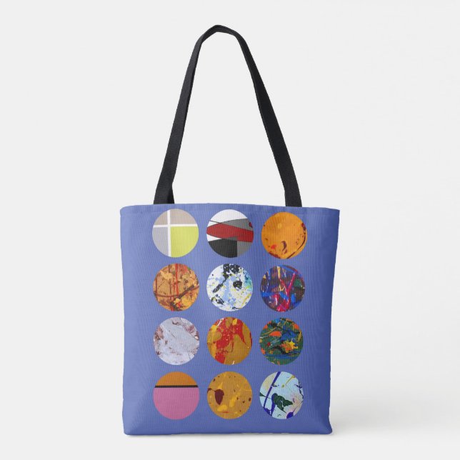 Tote Bag Cercles motifs Conception #3 (Dos)