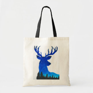 Tote Bag Cerf à Fourre-tout nocturne