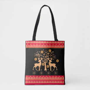 Tote Bag Cerf de Noël