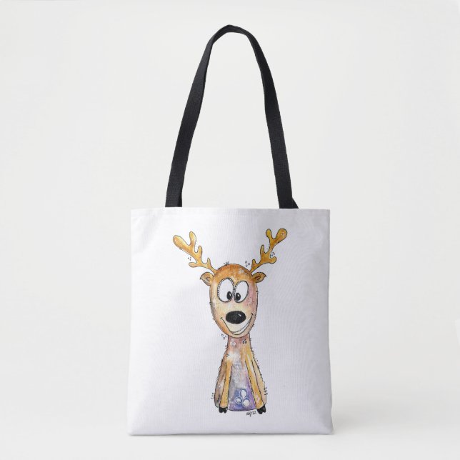 Tote Bag Cerf mignon (Devant)