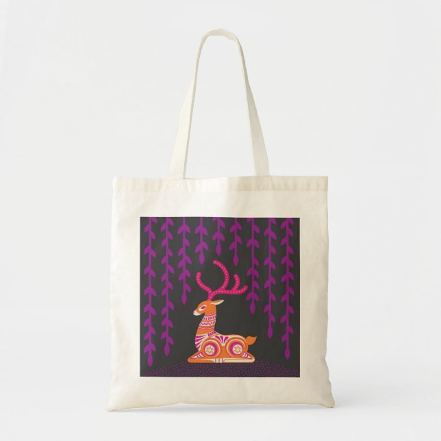 Tote Bag cerfs communs se reposants (Devant)
