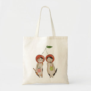 Tote Bag Cerises Félinées