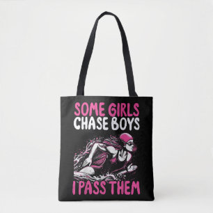 Tote Bag Certaines Filles Courent Après les Garçons Je les