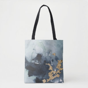 Tote Bag Cerulean et or